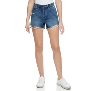 Calvin Klein Women's High Rise Jean Shorts 32